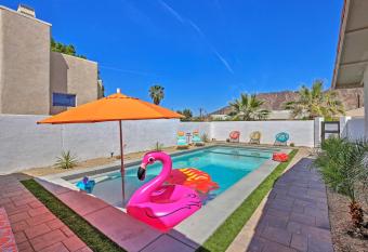 3BR Desert Gem with Outdoor Oasis and Mtn Views! has rooms with a private hot tub