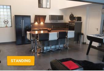 Loft 5* Centre, terras. park babyfoot clim v  los has Balcony rooms