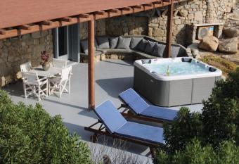 Pelagos Suite of Mykonos has rooms with a private hot tub