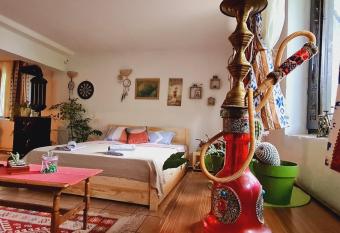 Incredible apartment with a mountain view - Matka has rooms with a private hot tub