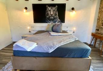 Maisonette Eifel, mit Sauna und Whirlpool has rooms with a private hot tub