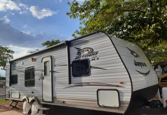 2017 Camper located at the St. George RV Park! allows 18 year olds to book a room