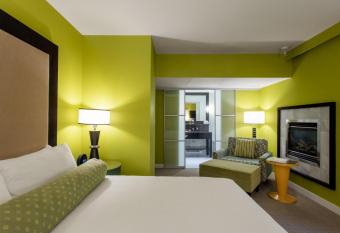 Opus Vancouver has rooms with a private hot tub