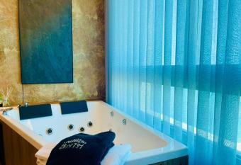 love on the sea has rooms with a private hot tub
