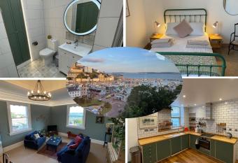 Stunning 2 bedroom apartment with views of Torbay allows 18 year olds to book a room