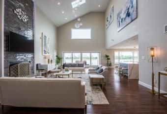 Lago-Mar luxury modern waterfront home has Balcony rooms