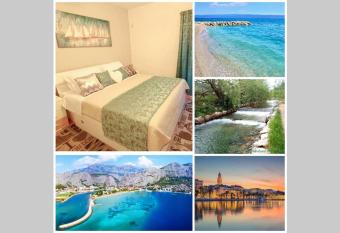 Apartment in Podstrana near the sea, river & mountain between Omis & Split has Balcony rooms