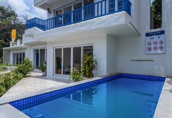 SaffronStays Kairos Athena, Karjat - Greek style pool villa near Camp Max has Balcony rooms