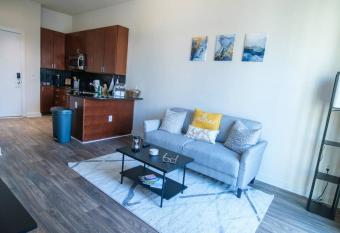 Modern Chic Studio in Uptown Charlotte has Balcony rooms