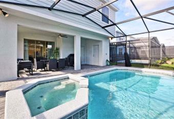 Dream Six Bedrooms House with Private Pool at Windsor at Westside Resort (2488) has Balcony rooms