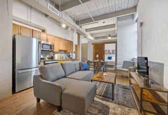 Industrial Loft Apartments in the Beautiful Superior Building Minutes from FirstEnergy Stadium 319 allows 18 year olds to book a room