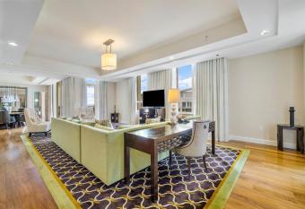 Presidential Penthouse Suite has rooms with a private hot tub