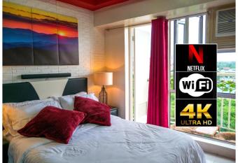 The Red Keep Condotel Tagaytay Cityland Prime Residences with 55in 4k TV & Netflix has Balcony rooms
