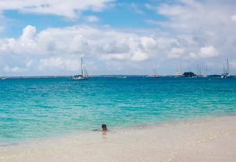 TIKI Studio with water front terrace at Grand Case has Balcony rooms