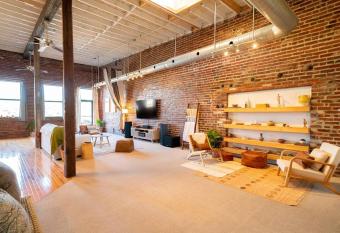 Modern Arts District Loft With Huge Private Patio has Balcony rooms