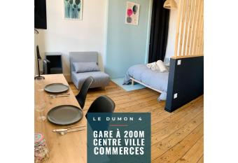 LE DUMON 4 - Studio NEUF LUMINEUX CALME - WiFi - GARE 200m allows 18 year olds to book a room