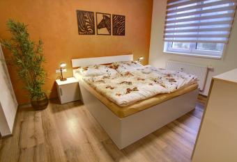 Zim-Let Lipno has rooms with a private hot tub