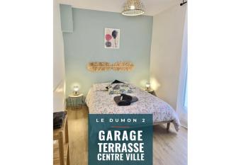 LE DUMON 2 - T2 avec GARAGE - TERRASSE - WiFi - Gare    200m allows 18 year olds to book a room