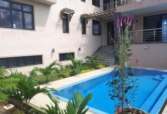 2 bedrooms villa with sea view private pool and enclosed garden at Bel Ombre 1 km away from the beach has Balcony rooms