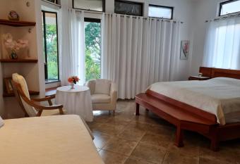 Villa Coraz  n - private beach at Lake Arenal has rooms with a private hot tub
