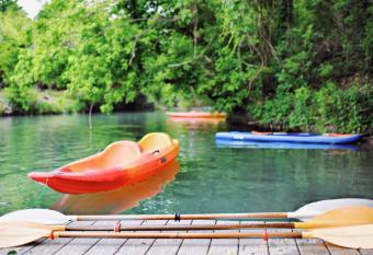 Son's Geronimo #4 Long time Texas Swimming Hole with New Cabin! has Balcony rooms