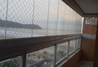 Apto Praia Grande Boqueir  o 50 Mts da Praia has Balcony rooms