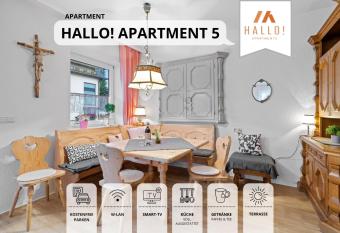Sehr gro  e Ferienwohnung in bester Lage mit gro  er Sonnenterrasse l Innenstadtn  he l 1 Minute zum Bahnhof l Gro  e K  che l TV l Extra-WC l Free-WLAN l Willkommen im Hallo!-Apartment 5 has Balcony rooms