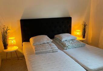 Nice and cosy apartment Aalborg has rooms with a private hot tub