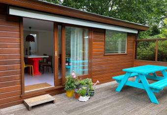 Kleurrijk huisje voor 5-personen op de Veluwe has Balcony rooms
