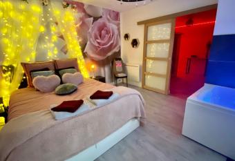 COSY & SPA Appartement Luxe JACUZZI SAUNA Suite Cristal allows 18 year olds to book a room