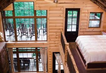 Treehouse #2 by Amish Country Lodging has Balcony rooms