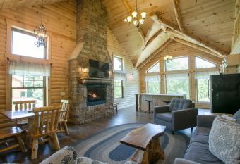 Water Lily Cabin by Amish Country Lodging has Balcony rooms