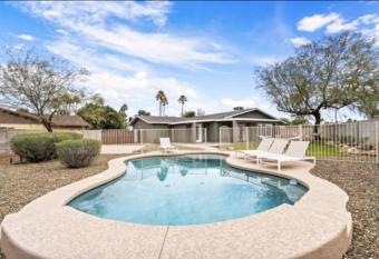 The Scott with Heated Pool by HomeSlice Stays has Balcony rooms