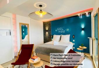 Studio BEL-MOD BUGEY - Belv  d  re Moderne has Balcony rooms