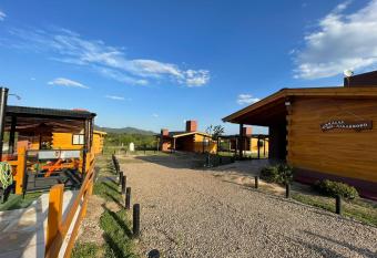 Caba  as terrazas del Algarrobo has rooms with a private hot tub