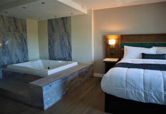 MainStay Suites has rooms with a private hot tub