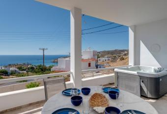 Captain View has rooms with a private hot tub