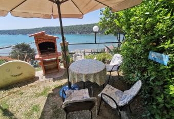 Cosy room Arba with private bathroom and sea view has Balcony rooms