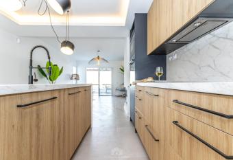 Scandinavian style apartment with sea views in a beachfront urbanisation in Calahonda 15 minutes from center of Marbella! has Balcony rooms