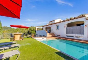 Sublime Gite Le Mas des Faraches heated swimming pool jacuzzi sauna with panoramic view has Balcony rooms