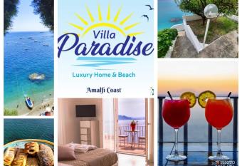 Villa Paradise (Amalfi Coast - Luxury Home - Beach) has Balcony rooms