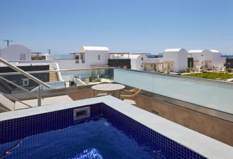 Sea Breeze Santorini Beach Resort, Curio By Hilton has rooms with a private hot tub