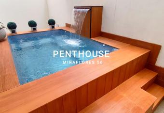 LUJOSO PH-P-ENTHOUSe 200 M2 MIRAFLORES PISCINA HIDROMASAJES has Balcony rooms