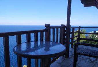 Triple studio room in Mylopotamos Beach has Balcony rooms