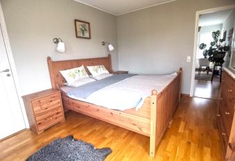 An entire floor in a beautiful villa, close to Arlanda Airport has Balcony rooms