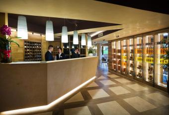 Alevic Hotel Sirmione has rooms with a private hot tub