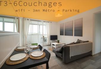 Appartement tout   quip   parking balcon 2 chambres has Balcony rooms