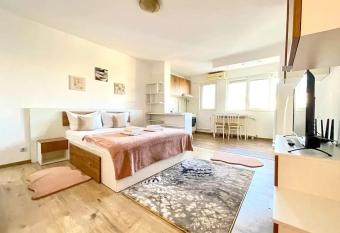 National Arena Studio 2 has rooms with a private hot tub