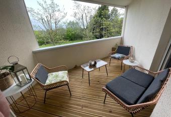 Splendide appartement 40m2 familial cabourg has Balcony rooms