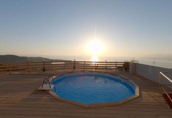 Cozy studio with pool in Rodia village has Balcony rooms